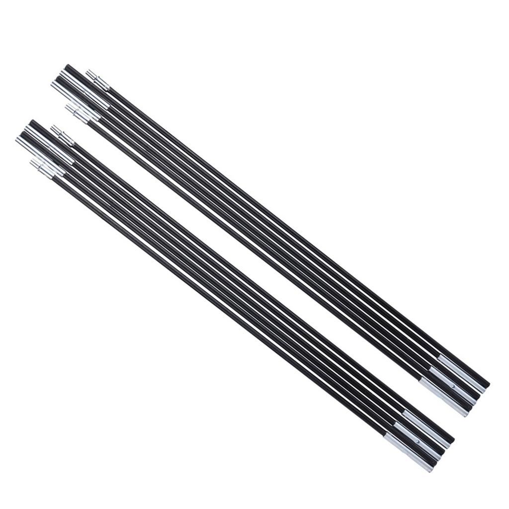 Fiberglass Camping Tent Pole Bars Outdoor Sunshelter Support Rods Awning Frames Kit