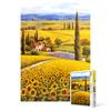 Пазл из 1000 деталей - Sunflower Plain, популярная корейская головоломка