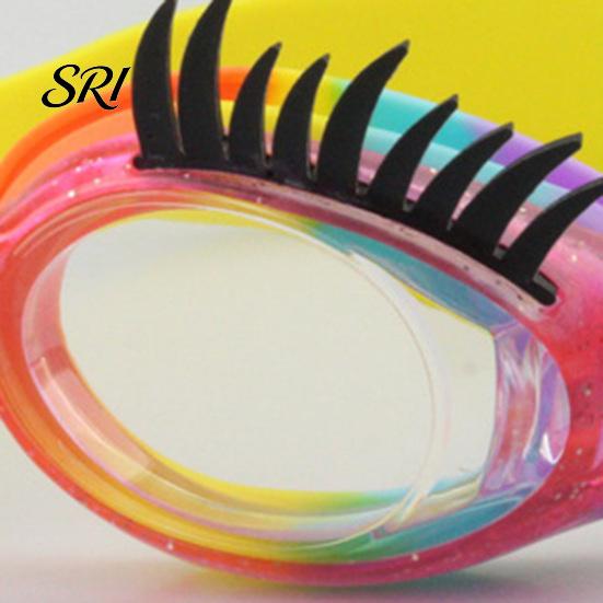 Children Swimming Goggles Children's Eyelashes Anti-Fog No Leak Swim Kids Eyelash Eyewear Cute Eyeglass for Girls Pool Accessories Comfortable
