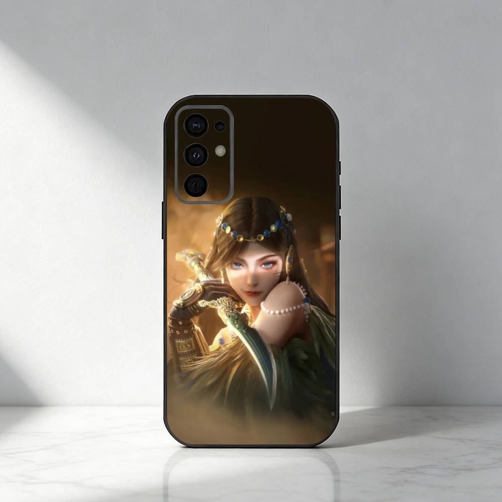 Игровой чехол для телефона с принтом N-Naraka B-Blade-point для Samsung S25, S24, S21, S22, S23, S20, Ultra, S26, Plus, Fe, Note, 5G Черная крышка