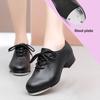 Beginner Tap Dance Shoes Soft Bottom Imitation Leather Men and Women Dance Shoes Children's Tap Shoes