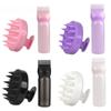 2pcs Hair Dye Refillable Bottle Applicator Comb Hair Massager Brush Air Cushion Comb Set Hair Coloring Hairdressing Styling Tool