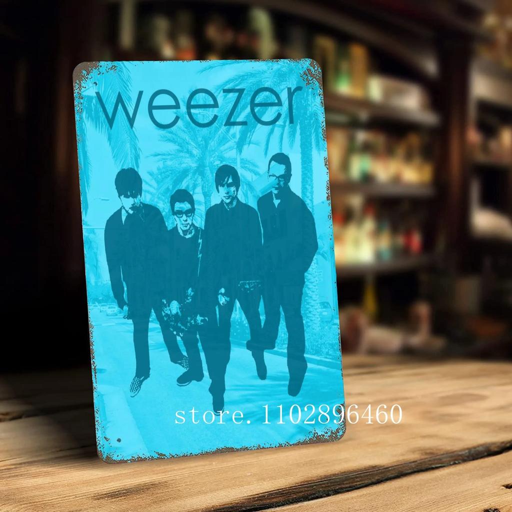 Металлические таблички и вывески Weezer, декор для стен, винтажные жестяные таблички, металлический постер Captain, декор для бара, паба, клуба.