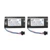 MN MODEL 7.4V 1200mAh Lithium Battery (2-Pack) Compatible with MN82S, MN128, MN168, MN99S, and MN98 RC Crawler Toys, SM3P Connector
