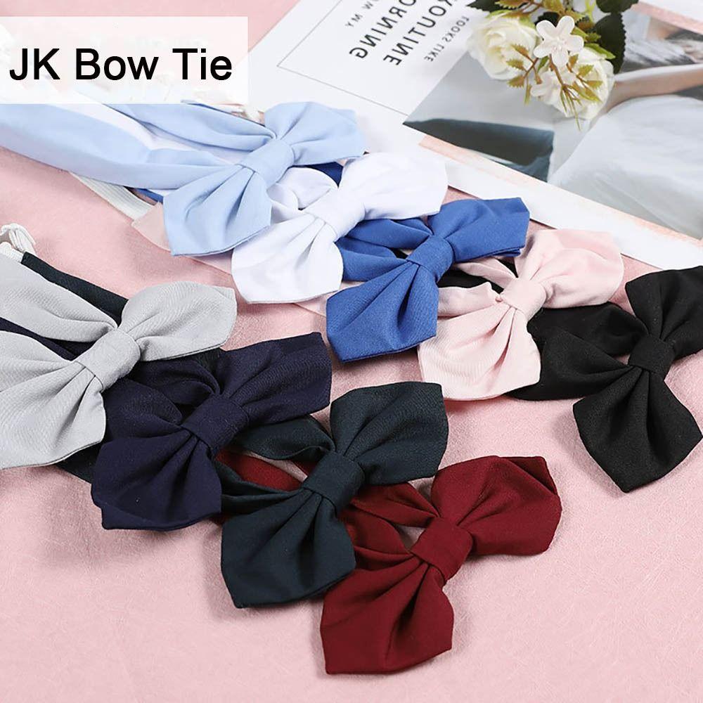 Bowknot Ribbon Bowtie Handmade Neck Tie Fashion Bow Tie For JK Uniform
