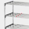 Floor Standing Bookshelf Multi-storey Metal Simple Storage Racks High-capacity Economic Type Modern Simple Household Organizer