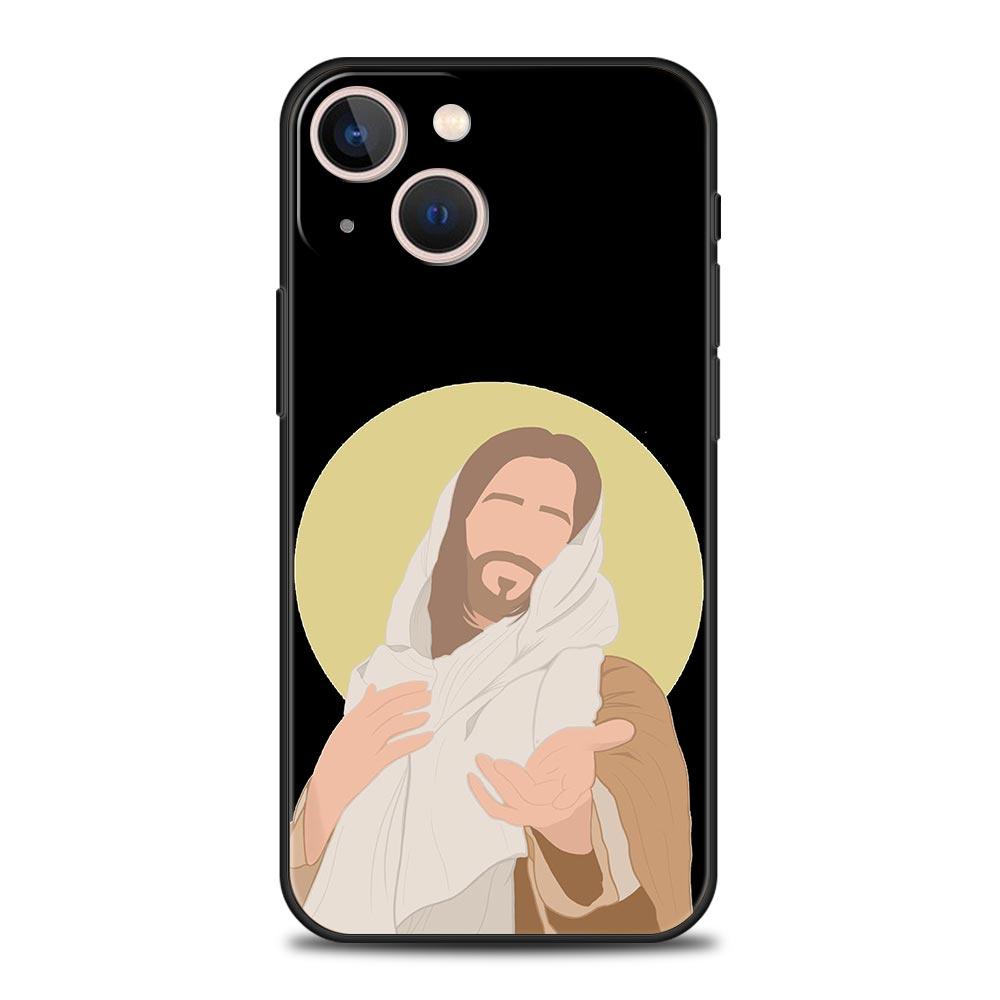 Новый Христианский Религиозный Иисус Роскошный Чехол Для Телефона Для iPhone 11 14 15 Pro MAX 12 13 Mini 7 8 Plus X XR XS SE Силиконовый Чехол