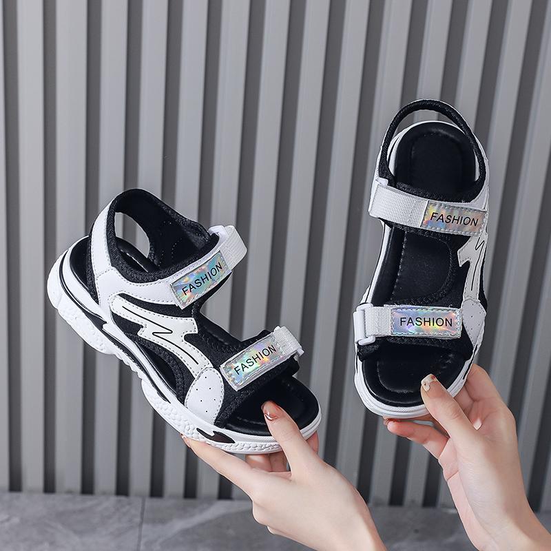Летние ультралегкие сандалии женские спортивные сандалии для девочек сандалии на липучках для девочек