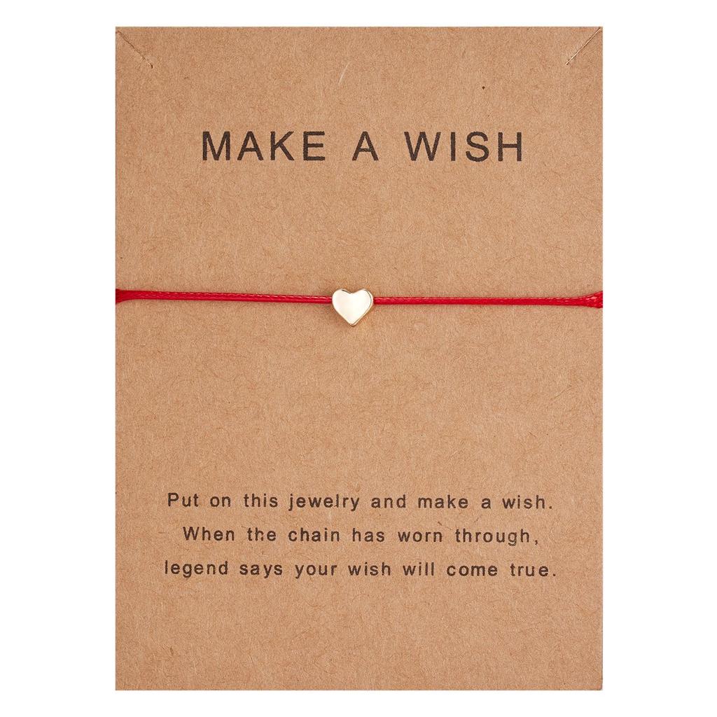 Регулируемый плетеный браслет с подвеской Love Charm - ювелирные изделия в европейском и американском стиле