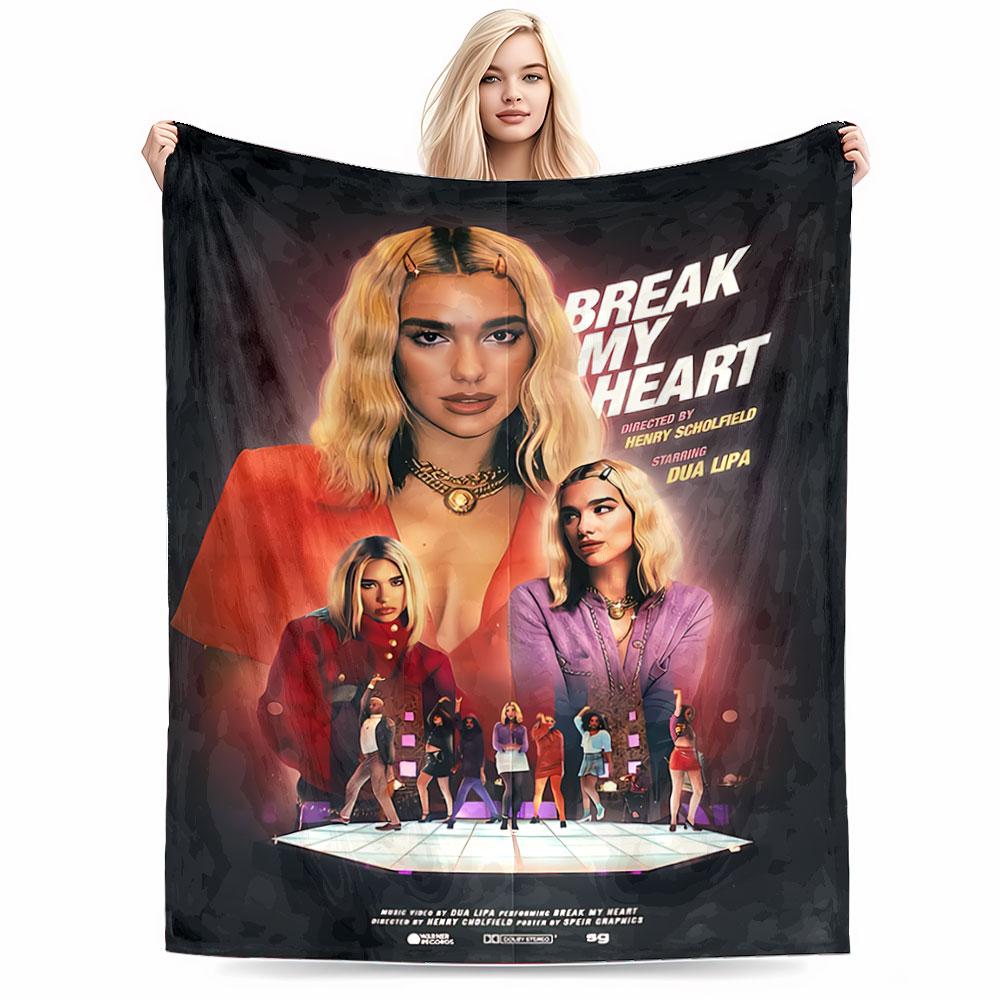 Break My Heart Pop Art Blanket for all seasons blanket lunch break throw gift