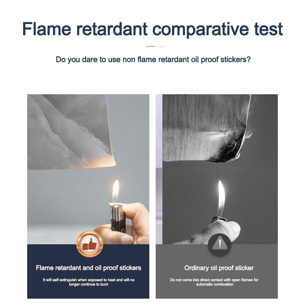 Маслостойкие наклейки на кухонную столешницу Водонепроницаемая пленка для ремонта плиты Новые обои для плитки