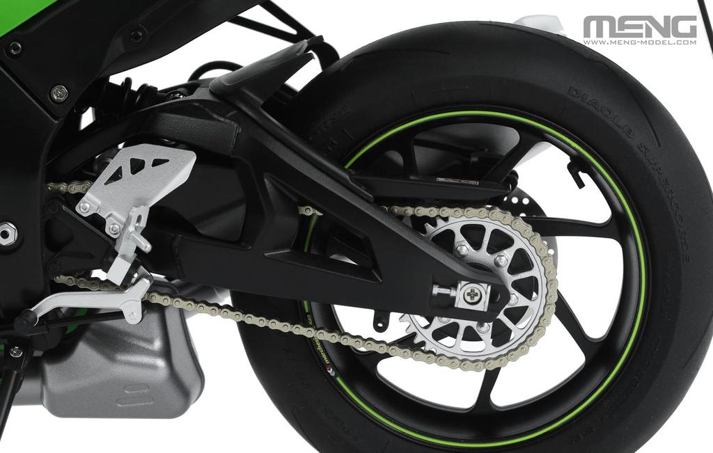 GSI Creos Модель Monmodel Kawasaki Ninja Пластиковая сборная модель 1/9 ZX-10RR (Многоцветная версия) MMT-008S (Мотоцикл)