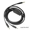 Обновленный портативный кабель для наушников Beyerdynamic MMX300 Черная оплетка ПУ-провод Вспомогательный кабель