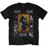 Men's Bob Marley Kaya Tour (Back Print) Slim Fit T-shirt Medium Black