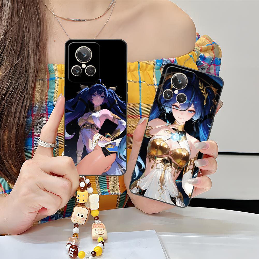 Чехол для мобильного телефона Wuthering Waves Luno из матового ТПУ для Realme 15 14 13 12 11 10 9 Pro Plus T i Lite 5G, цветная печать