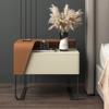 Bedside Table Modern Nordic Side Cabinet Luxury Low Nightstand Wood Mesitas De Noche Para El Dormitorio Home Furniture