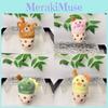 Milk Bear Tea Cup Plush Keychain With Soft Pp Cotton For Kids Decor Collectible