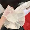 Ladies Spring and Autumn Lace Abdominal High Waist Hip Underwear
