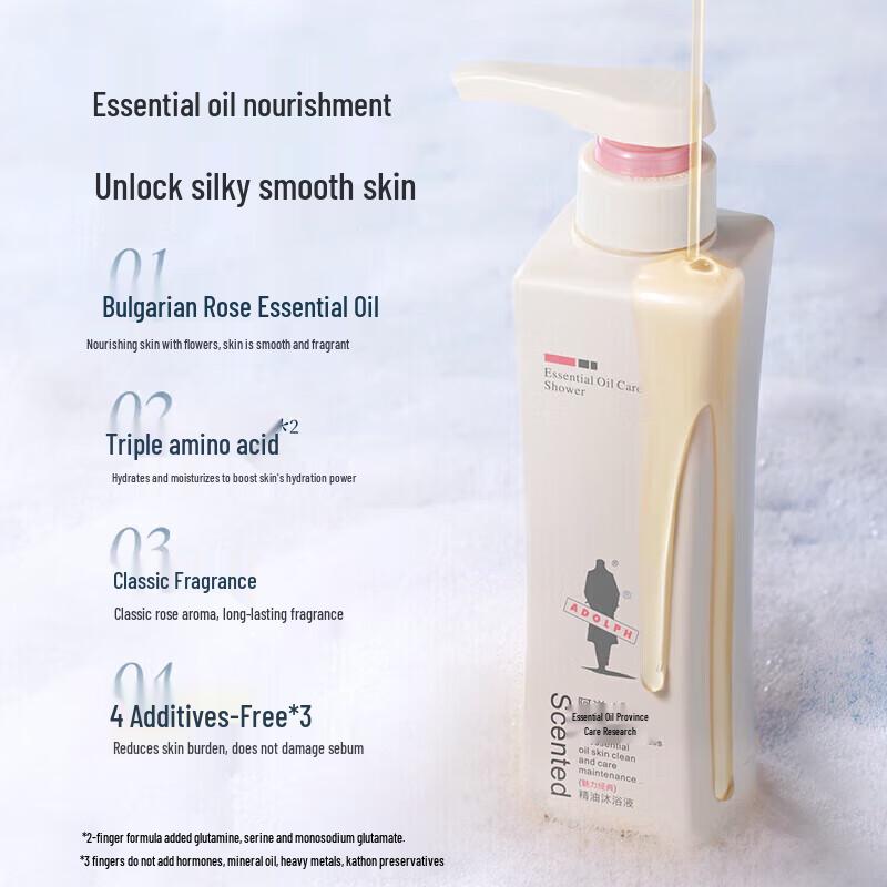 ADOLPH New Year Gift Set: Shampoo, Shower Gel & Soothing Stick