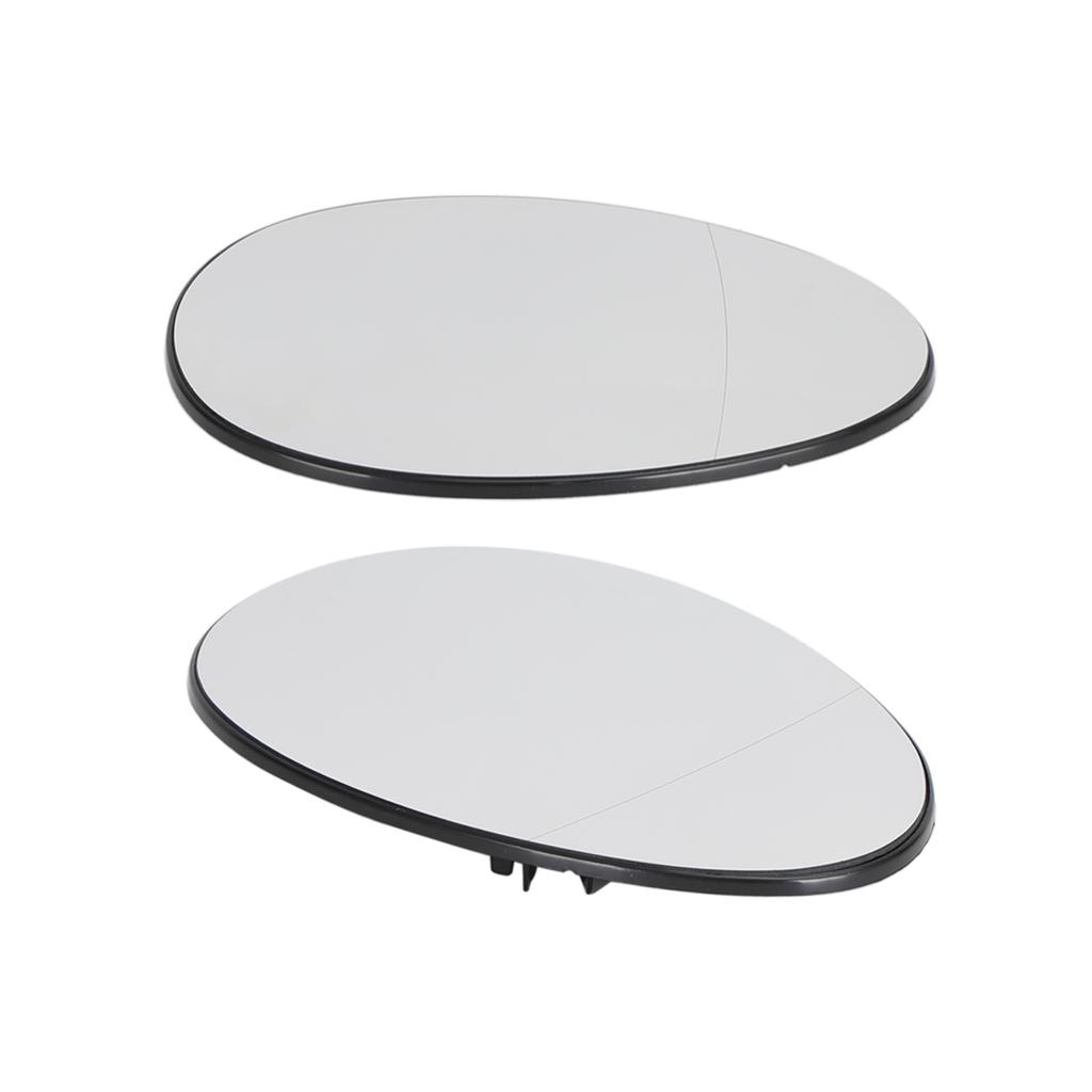2 × Heated Side View Mirror Glass for BMW Mini Cooper 2007-2015
