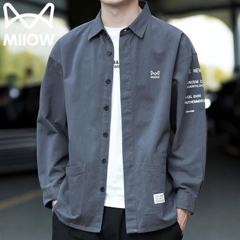 Mao Ren Men's Casual Long-Sleeve Shirt