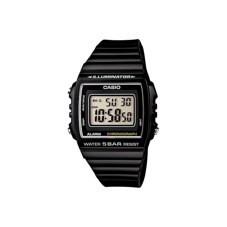 Casio Унисекс ДЕТСКИЕ Черные Часы W-215H-1A W-215H-1A