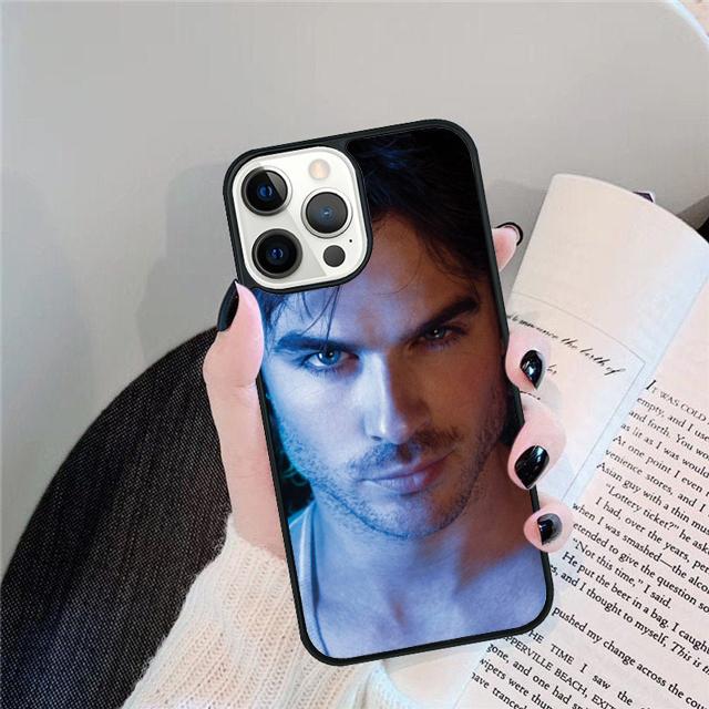 Чехол для телефона Damon Salvatore The Vampire Diaries Для iPhone 17 Air 15 16 Pro Max 14 13 12 11 Pro Max Plus