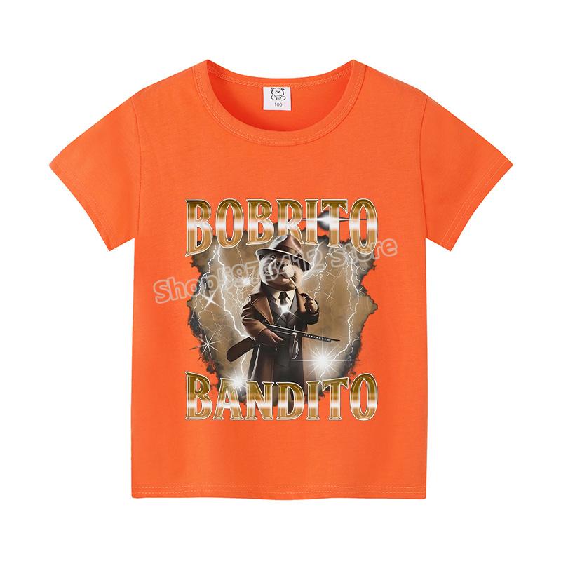 Итальянский маразм Цветная футболка Летняя с коротким рукавом Милая одежда для мальчиков Детский аниме-топ Мультяшная цифровая футболка Подарок