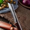 Stainless Steel Meat Cleaver Forged Boning Knife Butcher Knife Chef Knife with Sheath