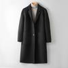 Кашемировое пальто мужское шерстяное пальто высокого класса двухстороннее
