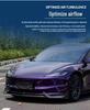 Дефлектор ветра на передний бампер из углеродного волокна для Tesla Model 3 2024-2025