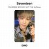 Seventeen ТЫ ДЕЛАЕШЬ МОЙ ДЕНЬ НАБОР СОЛНЦЕ версия. Официальная фотокарта