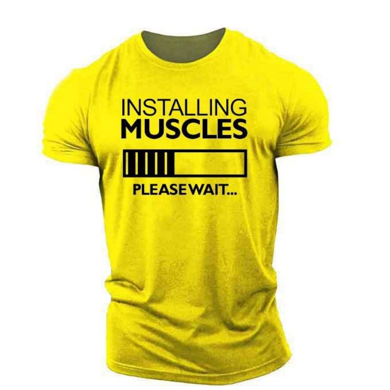 Мужская футболка с 3D-принтом Muscle Dazzle, топ с принтом, повседневный топ для повседневного использования, уличная одежда с короткими рукавами XXS-6XL