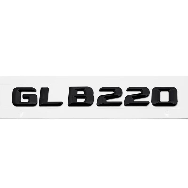 Car Letter Sticker Rear Emblem for Mercedes Benz GLB180 GLB200 GLB220 GLB250 GLB260 GLB300 GLB350 GLB400 GLB450 Trunk Decal