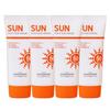 (4 предмета) Мульти Солнцезащитный Крем 70мл SPF50 PA+++ / Гибридный солнцезащитный крем с защитой от УФ, не оставляющий белого налета