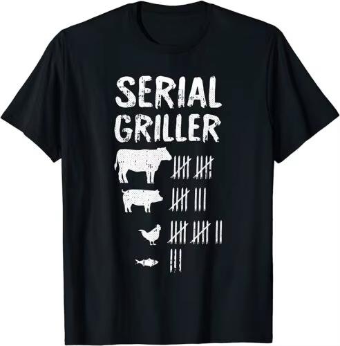 2026 New Limited Edition Series Barbecue Fathers Day Fun Barbecue Barbecue Master Pure Cotton Tshirt Comfortable Breathable