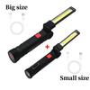 Portable COB Work Light USB Rechargeable LED Flashlight Inspection Lamp with Magnetic 5 Lighting Modes for Night Work Camping