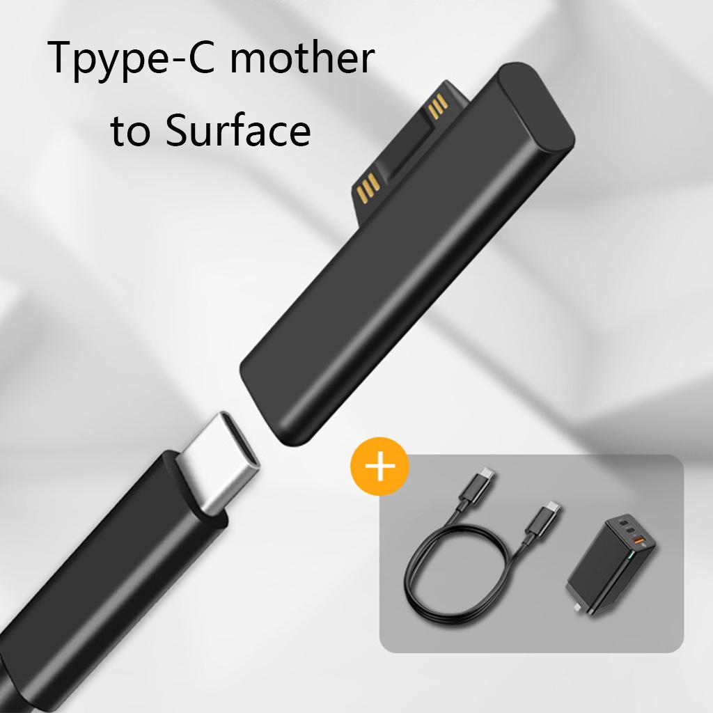 Магнитный адаптер питания USB Type C для преобразователя головки USB C Female для Surface Pro 3 4 5 6 Surface Book USB C Адап