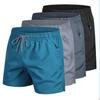 Men's Running Shorts Swim Trunks Quick Dry Board Shorts Bathing Suit Breathable Drawstring With Pockets for Surfing Beach Summer