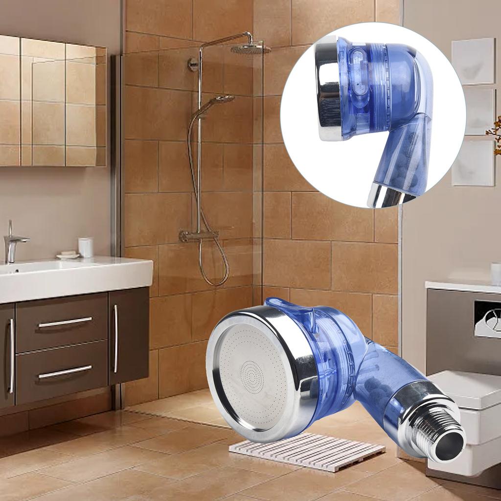 Shower Head Negative Ion Bathroom Handheld Shower Head Environmentally Friendly ABS Material Enhanced Water Purification