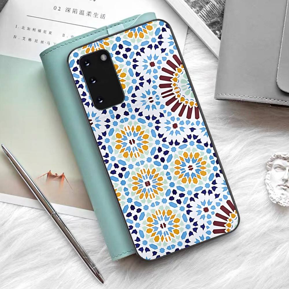 Приглушенная Марокканская Мозаика Магнитный Чехол Для Телефона Для Samsung S 24 Fe 25 Ultra Plus 20 Lite 21 30 22 23 24 22 Ultra 5G Fundas
