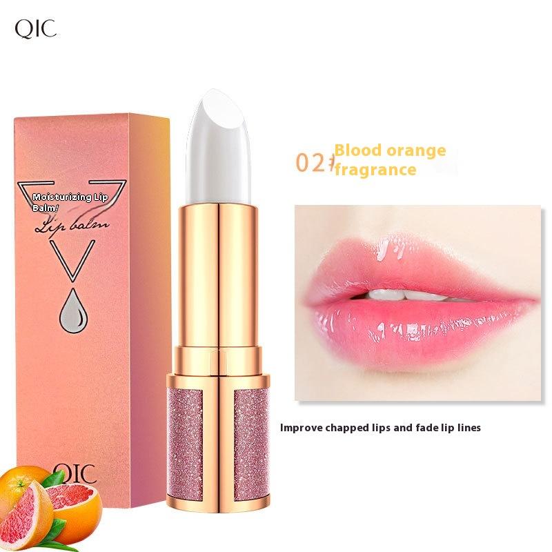 QIC Star Lip Balm, увлажняющий воск для губ, бесцветный прозрачный уход, увлажняющий блеск для губ, красота