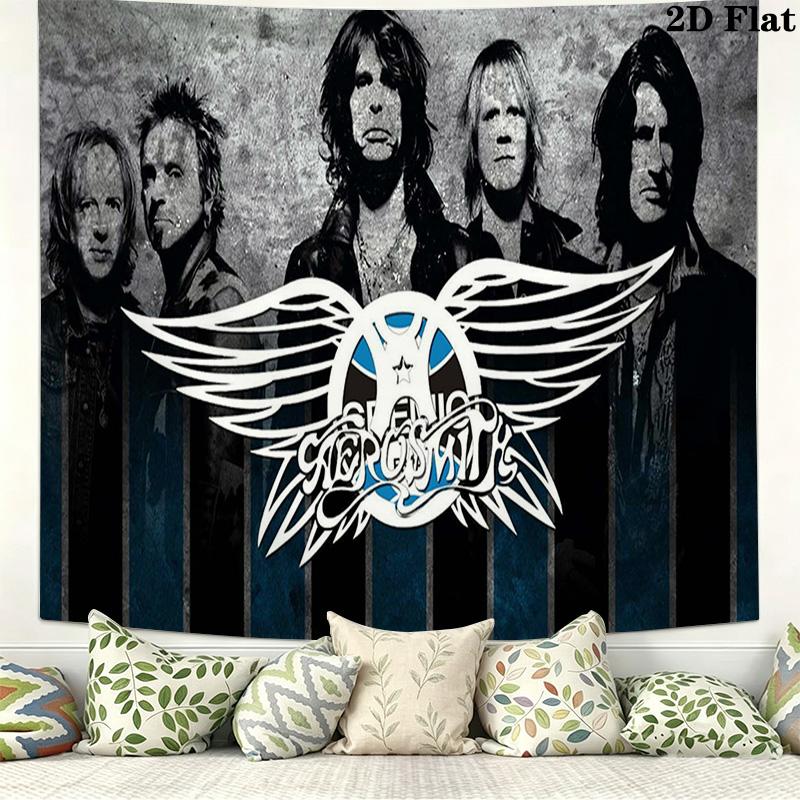 Стена Aerosmith Гобелен Эстетичное настенное панно Печатная тканевая одеяло Декоративные гобелены для спальни гостиной Домашний декор