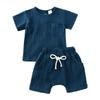 Summer Boys' And Girls' Children's Two-piece Fashion Suit