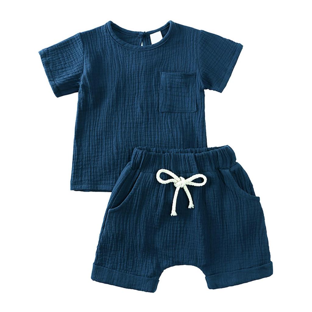 Summer Boys' And Girls' Children's Two-piece Fashion Suit