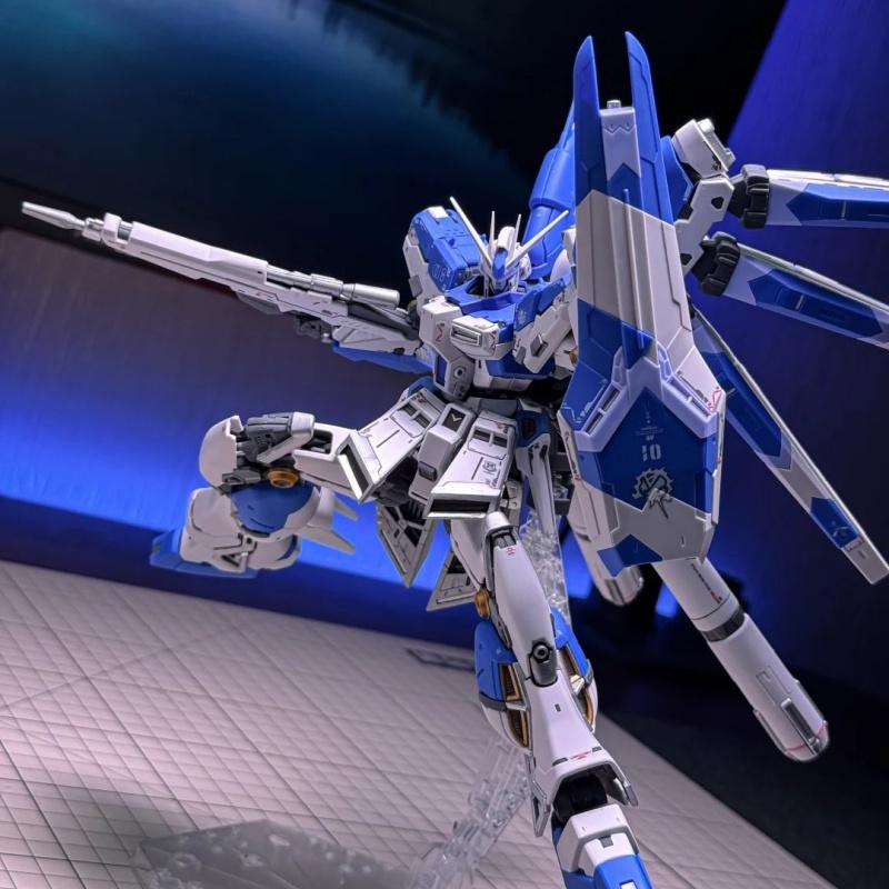 Rg 36 1 To 144 Hi Nu Rx 93 V2 Amuro Assembly Model Action Figure Desktop Decoration Boy Birthday Collection Gift