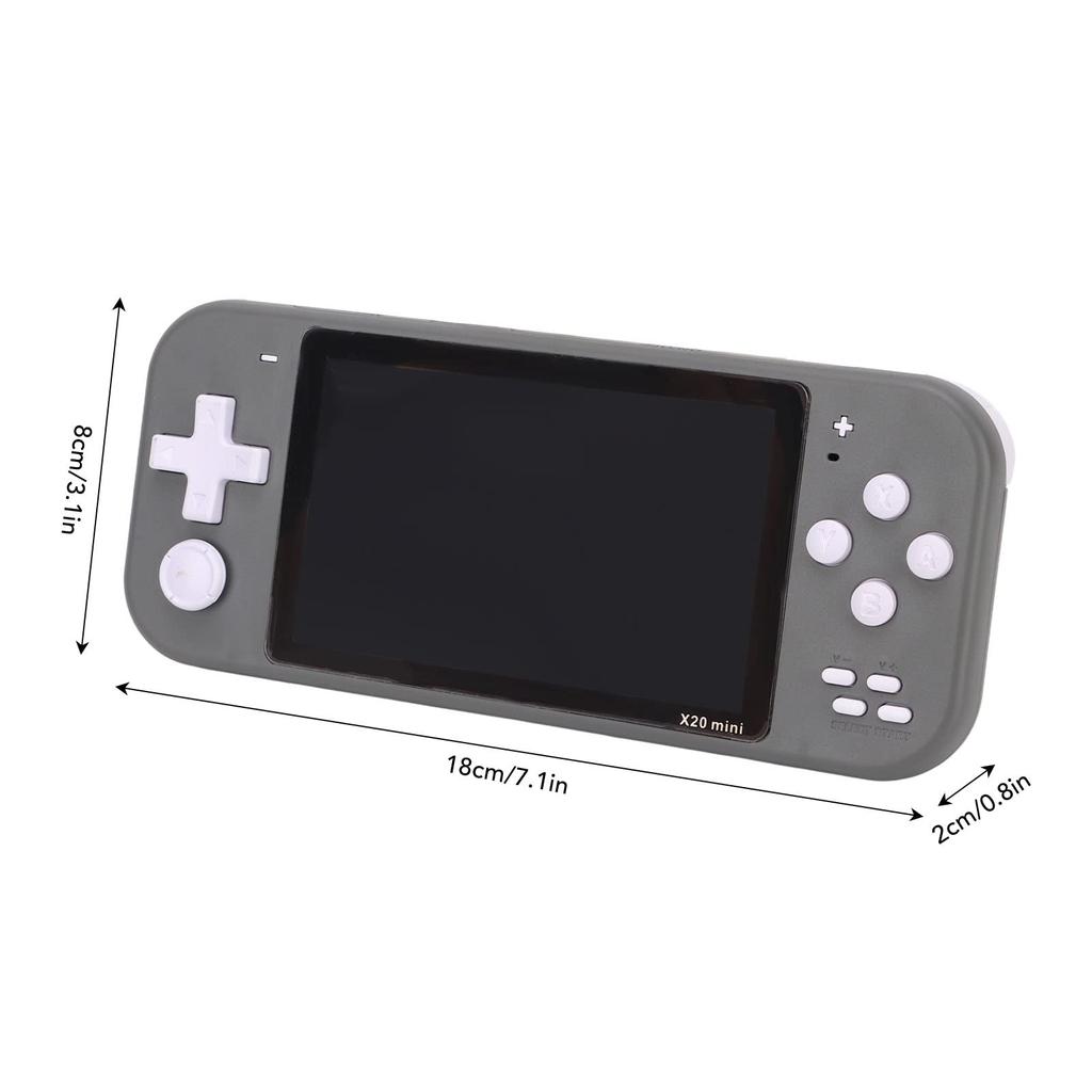 Handheld Game Emulator Portable Video Player Console Handheld Inch Retro Plastic Multiple for Kids and Adults Console, 4.3
