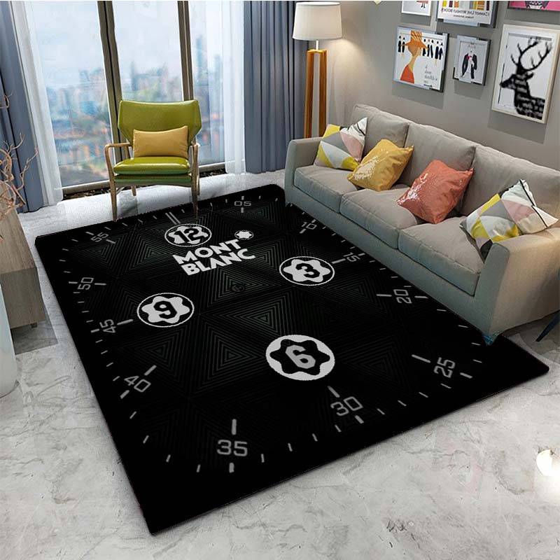 Fashion PEN-M-MONT-B-BLANC NonSlip Rug for Living Room,Bedroom,Playroom,Kitchen,Door Prayer Floor Mat Decor Rug Gift Alfombra
