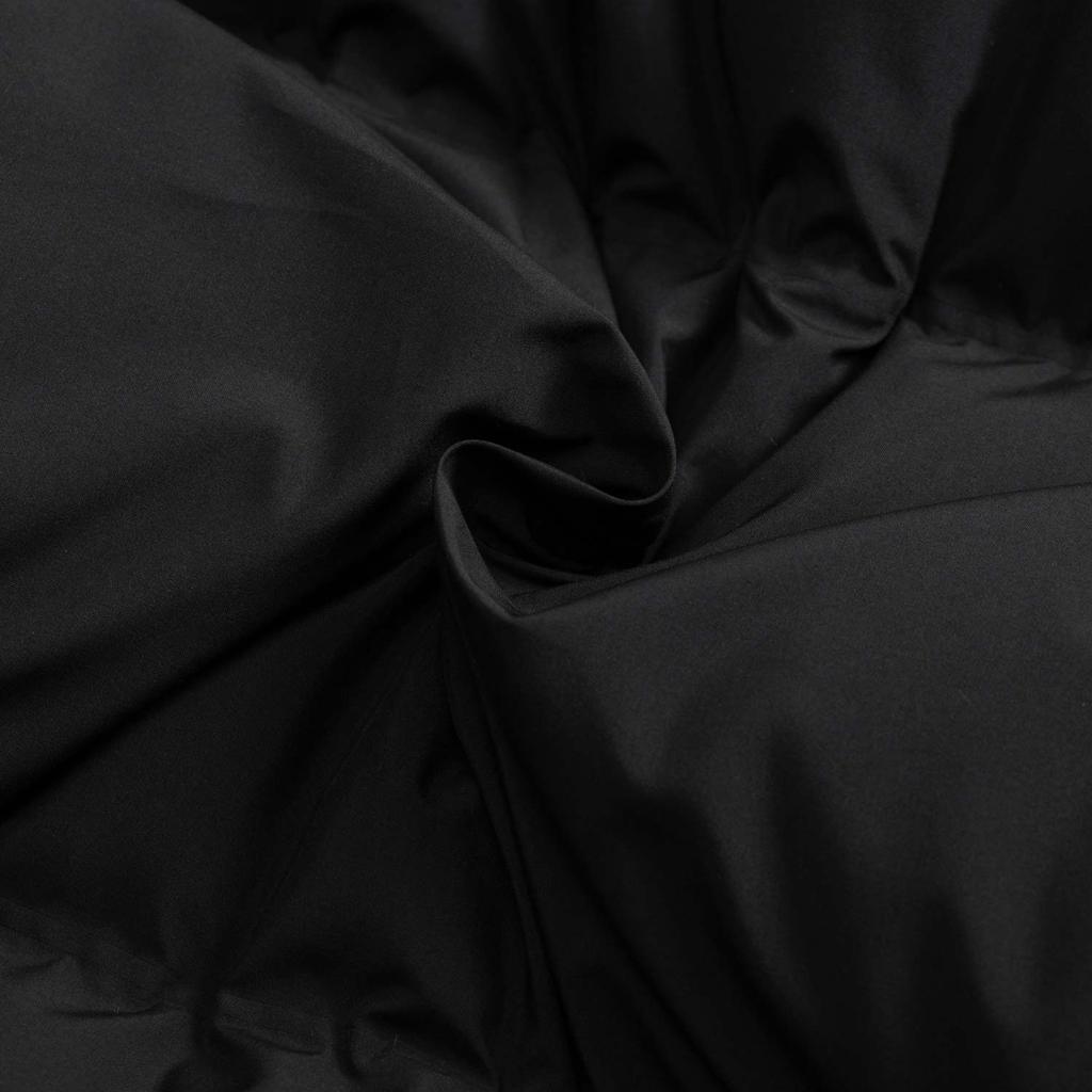 Li Ning Comfortable Simple Hooded Zipper Long Down Jacket Unisex Outerwear Black AYMV137-1