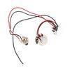 250K 1V1T Jack Комплект wiring harness для бас-гитары Предварительно собранный набор Wiring harness для гитары Запчасти для бас-гитары
